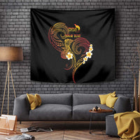 Personalised Papua New Guinea Sepik Tapestry Plumeria Floral Tribal Pattern - Polynesian Pride