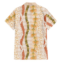 Hawaiian Ohia Lehua Lei Hawaiian Shirt Plaid Palaka Ahiehie Pattern - Polynesian Pride