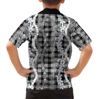 Hawaiian Ohia Lehua Lei Hawaiian Shirt Plaid Palaka Eleele Pattern - Polynesian Pride