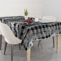 Hawaiian Ohia Lehua Lei Tablecloth Plaid Palaka Eleele Pattern - Polynesian Pride