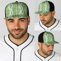 Hawaiian Ohia Lehua Lei Baseball Net Cap Plaid Palaka Omaomao Pattern - Polynesian Pride