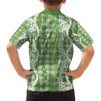 Hawaiian Ohia Lehua Lei Hawaiian Shirt Plaid Palaka Omaomao Pattern - Polynesian Pride