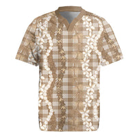 Hawaiian Ohia Lehua Lei Rugby Jersey Plaid Palaka Kalaihaahaa Pattern - Polynesian Pride