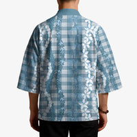 Hawaiian Ohia Lehua Lei Kimono Plaid Palaka Uliuli Omaomao Pattern - Polynesian Pride