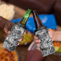 Aotearoa Maori Hei Tiki 4 in 1 Can Cooler Tumbler Kiwikiwi Kowhaiwhai Puhoro Motif LT9 - Polynesian Pride