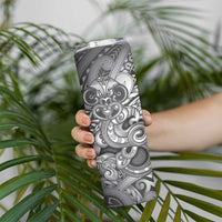 Aotearoa Maori Hei Tiki Skinny Tumbler Kiwikiwi Kowhaiwhai Puhoro Motif LT9 - Polynesian Pride