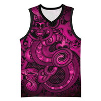 Aotearoa Maori Hei Tiki Basketball Jersey Mawhero Kowhaiwhai Puhoro Motif