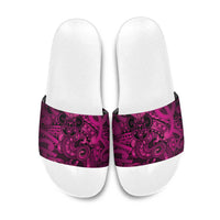 Aotearoa Maori Hei Tiki Slide Sandals Mawhero Kowhaiwhai Puhoro Motif