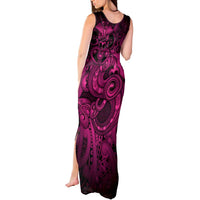 Aotearoa Maori Hei Tiki Tank Maxi Dress Mawhero Kowhaiwhai Puhoro Motif LT9 - Polynesian Pride