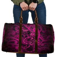 Aotearoa Maori Hei Tiki Travel Bag Mawhero Kowhaiwhai Puhoro Motif