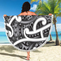 Aotearoa Maori Kowhaiwhai Beach Blanket Kiwikiwi Puhoro and Patiki