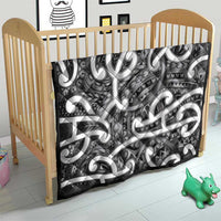 Aotearoa Maori Kowhaiwhai Quilt Kiwikiwi Puhoro and Patiki