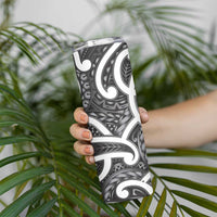 Aotearoa Maori Kowhaiwhai Skinny Tumbler Kiwikiwi Puhoro and Patiki LT9 - Polynesian Pride