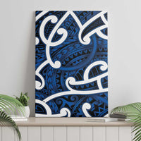 Aotearoa Maori Kowhaiwhai Canvas Wall Art Kikorangi Puhoro and Patiki
