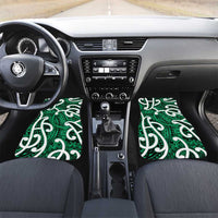 Aotearoa Maori Kowhaiwhai Car Mats Kakariki Puhoro and Patiki