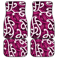 Aotearoa Maori Kowhaiwhai Car Mats Mawhero Puhoro and Patiki