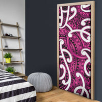 Aotearoa Maori Kowhaiwhai Door Cover Mawhero Puhoro and Patiki LT9 - Polynesian Pride