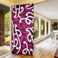 Aotearoa Maori Kowhaiwhai Door Cover Mawhero Puhoro and Patiki LT9 - Polynesian Pride