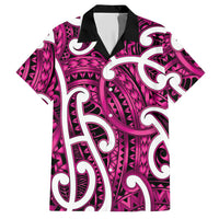Aotearoa Maori Kowhaiwhai Hawaiian Shirt Mawhero Puhoro and Patiki