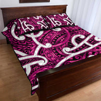 Aotearoa Maori Kowhaiwhai Quilt Bed Set Mawhero Puhoro and Patiki