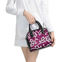 Aotearoa Maori Kowhaiwhai Shoulder Handbag Mawhero Puhoro and Patiki