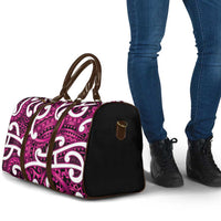Aotearoa Maori Kowhaiwhai Travel Bag Mawhero Puhoro and Patiki