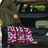 Aotearoa Maori Kowhaiwhai Travel Bag Mawhero Puhoro and Patiki