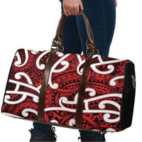 Aotearoa Maori Kowhaiwhai Travel Bag Whero Puhoro and Patiki