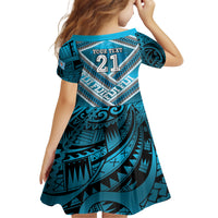 Custom Fiji Rugby Family Matching Puletasi and Hawaiian Shirt Fijian Warrior With Polynesian Tribal Tattoos LT9 - Polynesian Pride