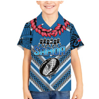 Custom Manuma Samoa Rugby Family Matching Mermaid Dress and Hawaiian Shirt Ula fala Samoan Siva Tau Tribal