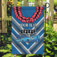 Custom Manuma Samoa Rugby Garden Flag Ula fala Samoan Siva Tau Tribal
