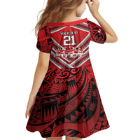 Custom Tonga Rugby Family Matching Long Sleeve Bodycon Dress and Hawaiian Shirt Tonga Sipi Tau Ngatu Tribal Pattern LT9 - Polynesian Pride
