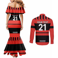 New Zealand Rugby Pacific Custom Couples Matching Mermaid Dress and Long Sleeve Button Shirt Whatumoana Classic Retro 2025 LT9 - Polynesian Pride