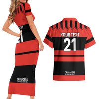 New Zealand Rugby Pacific Custom Couples Matching Short Sleeve Bodycon Dress and Hawaiian Shirt Whatumoana Classic Retro 2025 LT9 - Polynesian Pride