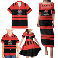 New Zealand Rugby Pacific Custom Family Matching Puletasi and Hawaiian Shirt Whatumoana Classic Retro 2025 LT9 - Polynesian Pride