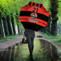 New Zealand Rugby Pacific Custom Umbrella Whatumoana Classic Retro 2025 - Polynesian Pride