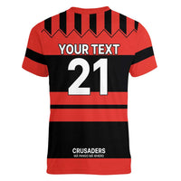 New Zealand Rugby Pacific Custom Women V-Neck T-Shirt Whatumoana Classic Retro 2025