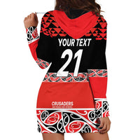 New Zealand Rugby Pacific Custom Hoodie Dress Whatumoana Maori Kowhaiwhai Pattern