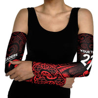 New Zealand Rugby Pacific Custom Arm Sleeves Whatumoana Maori Tribal Tattoo - Polynesian Pride