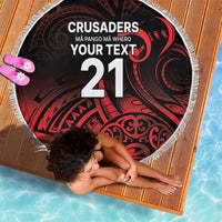 New Zealand Rugby Pacific Custom Beach Blanket Whatumoana Maori Tribal Tattoo