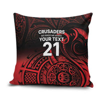 New Zealand Rugby Pacific Custom Pillow Cover Whatumoana Maori Tribal Tattoo - Polynesian Pride