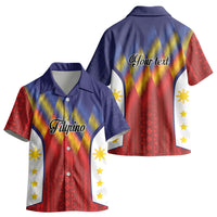 Personalized Philippines Eight Rays Sun Kid Hawaiian Shirt Traditional Filipino Igorot Pattern Motif