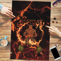 Samoa Siva Afi Dance Fireknife Puzzle Polynesian Heritage Fire Dance