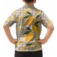 Maku'e Hawaiian Mango Palaka Hawaiian Shirt Aloha Hibiscus Pikake Lei