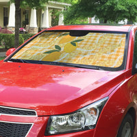 Alani Hawaiian Mango Palaka Auto Sun Shade Aloha Hibiscus Pikake Lei