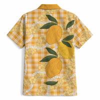 Alani Hawaiian Mango Palaka Hawaiian Shirt Aloha Hibiscus Pikake Lei