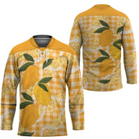 Alani Hawaiian Mango Palaka Hockey Jersey Aloha Hibiscus Pikake Lei