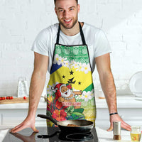 Personalised Malampa Joyeux Noel Apron Proud To Be a Ni-Van Sand Drawing Art - Polynesian Pride