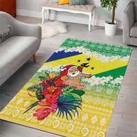 Personalised Malampa Joyeux Noel Area Rug Proud To Be a Ni-Van Sand Drawing Art - Polynesian Pride