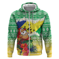 Personalised Malampa Joyeux Noel Hoodie Proud To Be a Ni-Van Sand Drawing Art - Polynesian Pride